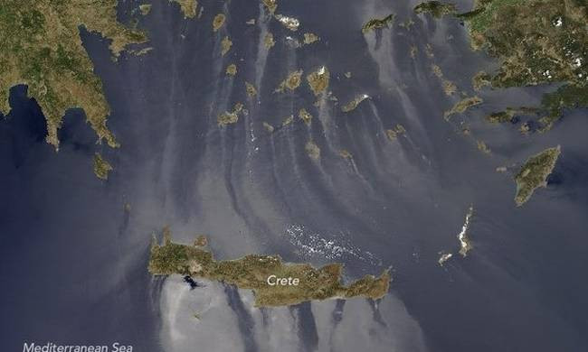 Το απίστευτο φαινόμενο που κατέγραψε η NASA στο Αιγαίο (εικόνα)